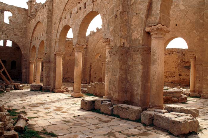 Resefa, Sergiopolis, basiliek van het Heilige Kruis, ruïne, Syrië