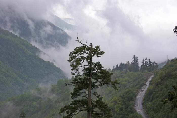 reizen, China gebergte, pas, Dujuampas