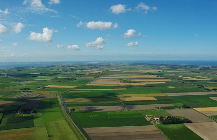 polderland luchtfoto