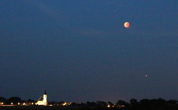 maansverduistering Den Hoorn Texel bloedmaan augustus 2018
