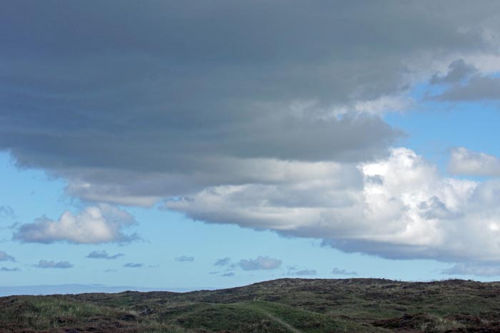 weer, wolken, wolkenstraat, duinen, Texel, waddengebied
