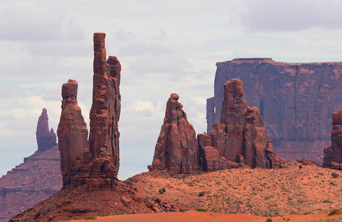 rotsen, chimney-pipe, Monument Valley, Navajo Nation Tribal Park, Arizona, USA