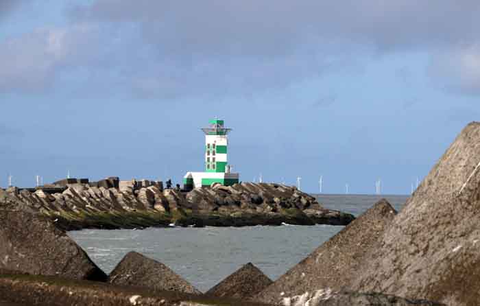 zuidpier IJmuiden vuurtoren baken