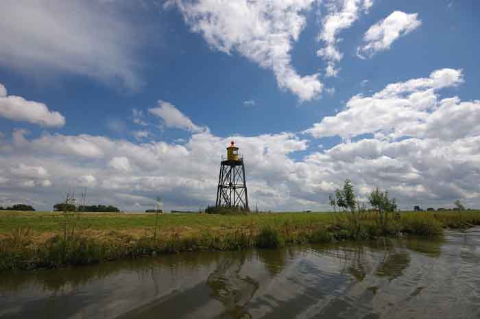 vuurtorentje Hollands Diep Strijensas
