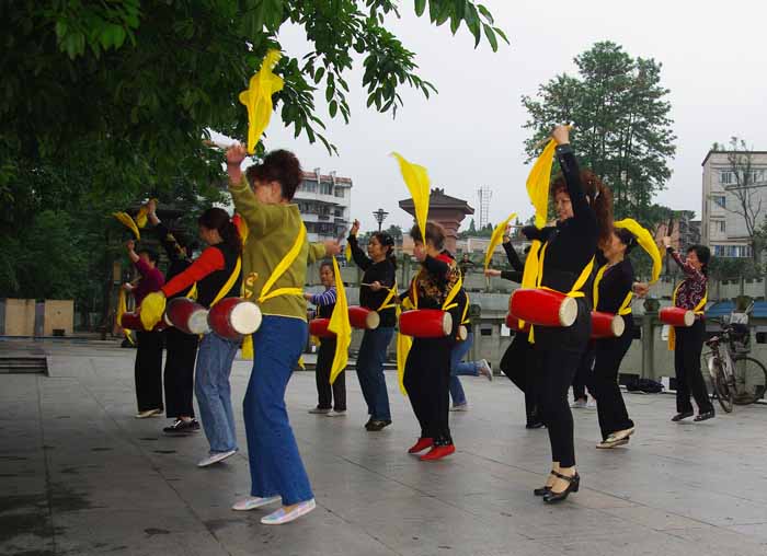 China vrouwen linten drum