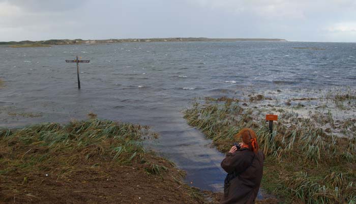 Slufter storm kwelder overstroming