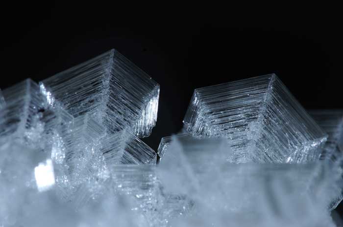 ijskristallen winter vorst