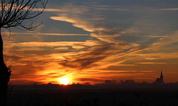 zonsopkomst Texel Den Hoorn