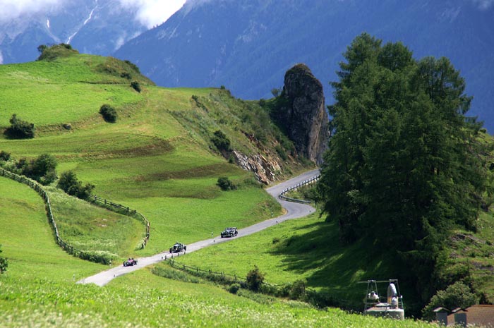 agrarisch, bergen, hooilandjes, Ardez, Munt, Graubünden, Zwitserland