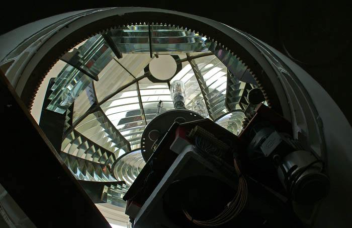 Eierlandse vuurtoren, lighthouse, lampen, spiegels, Texel, waddengebied