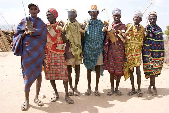 Ethiopië traditionele stam Arbore