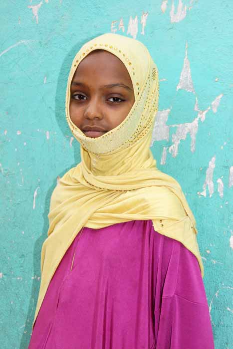 kind meisje Ethiopië Harar