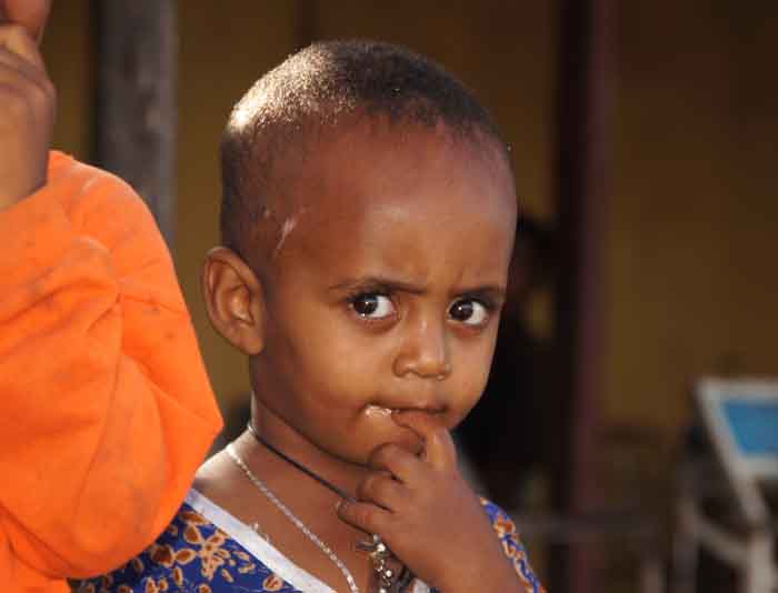 kind Ethiopië
