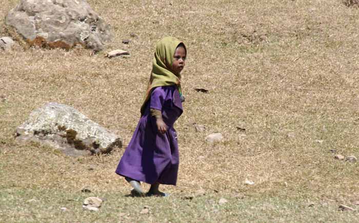kind meisje Ethiopië