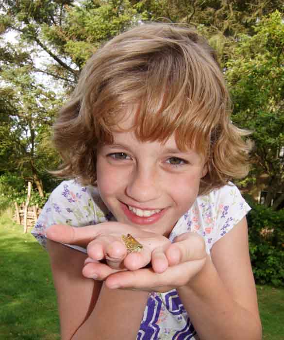 kind meisje kommavlinder