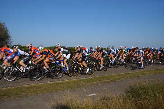 wielrenners sport tour de Lasalle Noord- Holland