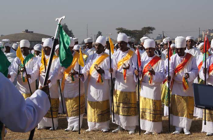 priesters Ethiopië timkat feest