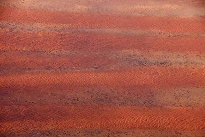 Sahara landschap luchtfoto Mauritanië