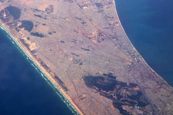 Senegal Dakar luchtfoto