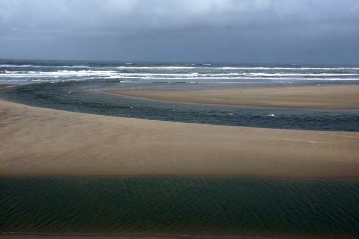 Texel slufter geul strand