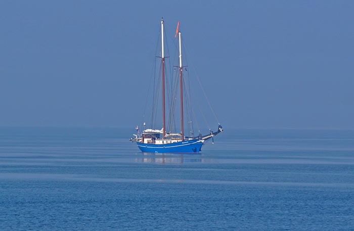 zeilboot, twee-master, Marsdiep, Texel, Waddenzee