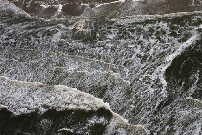 Noordzee luchtopname luchtfoto texel