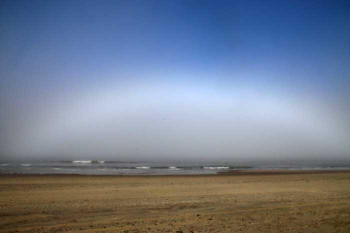 mistboog Texel zeemist zeevlam