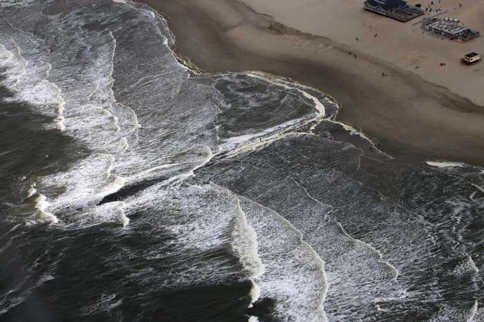 Texel golfbreker kustverdediging luchtfoto
